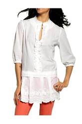 Neu mit Etikett Sommer Bluse-Tunika von APART, Gr. 36 creme