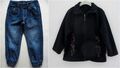 Mädchen-Kleider-Set Fleece-Jacke und Schlupfjeans Gr. 98-104 Herbst Winter