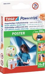 Tesa Powerstrips POSTER - Doppelseitige Klebestreifen für Poster und Plakate