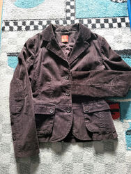 Damen s. Oliver Blazer Cord Kord Jacke  Gr. S 36 Ellenbogen Patches