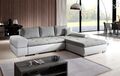 FURNIX Polstercouch ARZO MINI Ecksofa mit Schlaffunktion & Bettkasten MA120-OR90