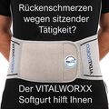 Aktiv Rückenbandage VITAL Soft mit extra großem und stufenlosen Verstellbereich