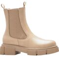 modischer Chelsea Boots Stiefel Stiefelette für Damen in neutralem beige 246 NEU