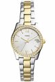 Fossil SCARLETTE MINI Uhr Damenuhr Edelstahl Datum bicolor ES4319