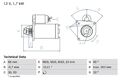 BOSCH 0 986 013 200 Starter Anlasser 1.7kW für OPEL Arena Bus (A97) 12V