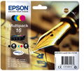 4 Epson Druckerpatronen Tinte 16 T1626 BK / C / M / Y Multipack