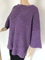 Polo Ralph Lauren  Pullover Oversize Grobstrick Rip Seide Leinen Gr. M L