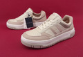 Tommy Hilfiger Sneaker Damen Sportliche Schnürer Halbschuhe Schuhe Beige Gr. 40