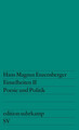 Einzelheiten II, | Poesie und Politik | Hans Magnus Enzensberger | Deutsch