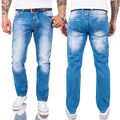 Herren Jeans Hose Comfort Fit Jeans Hosen Blau Männer Jeans Denim W29-W46 NEU