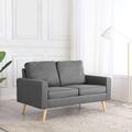 idaXL 1x Sofagarnitur Stoff Couch Polstersofa Sofa Loungesofa