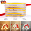 230V Streifen COB LED 220V Leiste Band Stripe AN/AUS Lichterkette Lichtschlauch