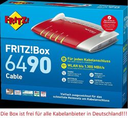 AVM FRITZ! Box 6490 Cable OVP (20002778) von Händler ⭐⭐⭐⭐⭐