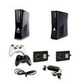 XBox 360 Slim Konsole Trinity 10,83A Corona 9,6A Schwarz Kabel Controller Spiel