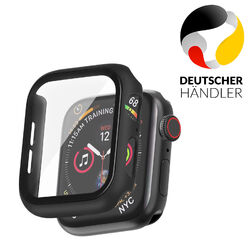 Apple Watch Series 6 5 4 3 SE Schutzhülle Display Panzerfolie GLAS Bumper LTE 9H