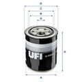 UFI Ölfilter 23.248.00 Anschraubfilter für VW TOYOTA M 24 X 1,5 TARO 4x4 FORD ER