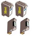 4 x Tinte für HP PSC 700 750 900 940 950 komp. zu Nr. 45 + 78 C6578AE C6615DE