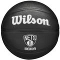 Basketball Unisex, Wilson Team Tribute Brooklyn Nets Mini Ball, Schwarz