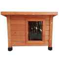 @Pet Outdoor Katzenhaus 57x45x43 cm Holz Braun JIA