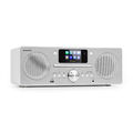 Internetradio Bluetooth CD Player WLAN UKW DAB+ Radio Spotify Connect Weiß