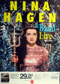 NINA HAGEN - 1989 - Live In Concert - Nina Hagen Tour - Poster - Stuttgart