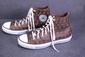 Converse All Star Classic HI Sneaker Chucks Gr. 40 braun Leder Stickerei CH3-677