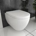 Spülrandloses Hänge WC mit Bidet Funktion Dusch WC Taharet Toilette Wand WC