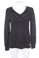 UTA RAASCH Pullover Strick Glitzer D 36 schwarz