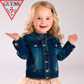 30% Rabatt GUESS Mädchen Jacke Jeansjacke, Gr. 104 (3 Jahre), UVP 44,90€