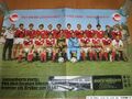 Rot-Weiss Lüdenscheis 1980-81 Mannschaftsposter 22 x Original Signiert *17