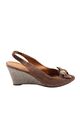 TAMARIS Peeptoe Pumps Damen Gr. DE 39 braun Elegant