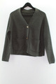 Damen Cardigan Gr. M-L Oberteil Strickjacke Grau #EO-12