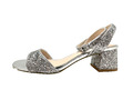 Buffalo Absatzschuh Pumps High Heel Sandalette Damen Silber EU 40 US 9