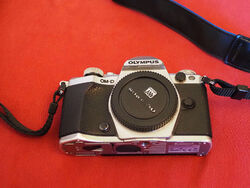 Olympus OM-D E-M5 Mark II 16.0MP Digitalkamera - Silber (nur Gehäuse) MFT