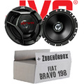 JVC Koax-Lautsprecher Boxen für Fiat Bravo 198 Front PKW KFZ Einbauset Tür vorne