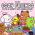 Cozy Friends Coloring Book Super niedliche Tier-Designs Erwachsene und Teenager