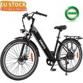 Eskute 26'' Elektrofahrrad Mountain City EBike MTB 36V/20AH Akku 7 Gänge Moped