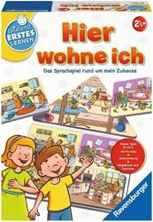 Ravensburger 24710 Hier wohne ich Lernspiel Sprachspiel NEU & OVP