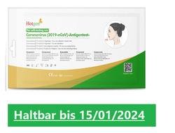 100x Hotgen 11/2025 Corona Schnelltest Antigen Nasal Selbsttest Laientest CE0123