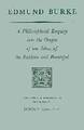 Edmund Burke - Eine philosophische Untersuchung des Or