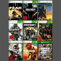 Xbox 360 Spiele Konvolut Sammlung Auswahl - Call of Duty Halo FEAR Fallout GTA5