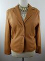 JCC Collection Damen weiche Lederjacke Leather Jacket Jacke braun Cognac 48