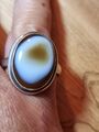 925 Sterlingsilber Ring Mit Perlmutt Vintage
