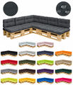 Palettenkissen Set Palettensofa Palettenpolster Sitzkissen Rückenkissen 120x80cm