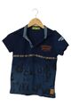 DESIGUAL Poloshirt Kinder Gr. 122 Blau Kurzarm Casual