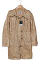 MILESTONE Mantel Damen Jacke Parka Gr. EU 38 Baumwolle Leinen Beige #o5eez84