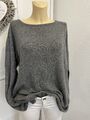 H&M Damen Strickpullover Pullover Oversize Grau Gr. L 40   #148#