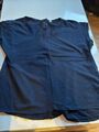 Esprit Damen Shirt Gr. XL blau kurzarm 