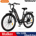TESWAY E-Bike Damen 27.5 Zoll Trekking Pedelec 7Gang Hinterradmotor 48V 750WPaek