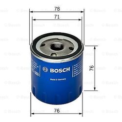 BOSCH F 026 407 078 Ölfilter  für FORD VOLVO MAZDA Anschraubfilter